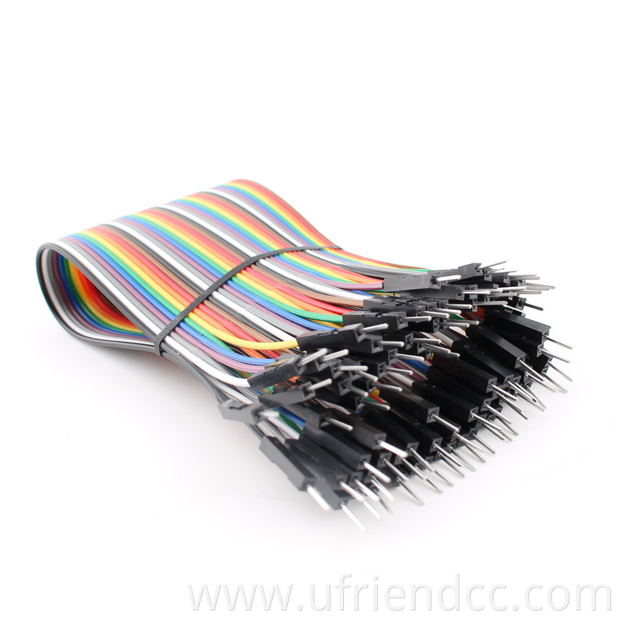 Custom 40PIN Female to Female Male Dupont Line Breadboard GPIO Cables Jumper Wire cable